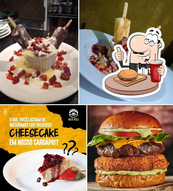 Hambúrguer em Mad Max Rock N Burger