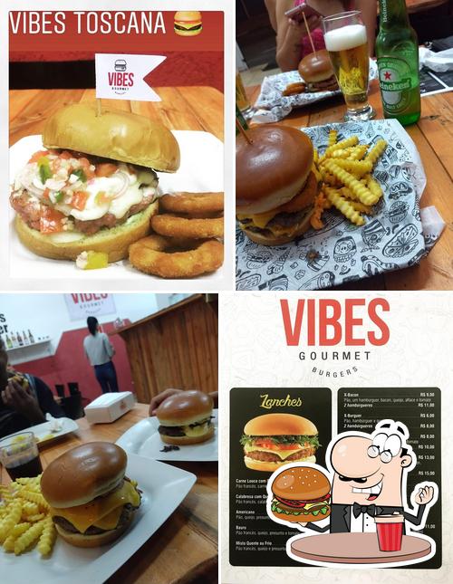 Os hambúrgueres do Vibes Burgers irão saciar diferentes gostos