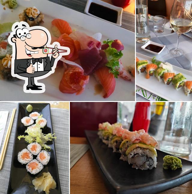 Ordina le diverse opzioni di sushi