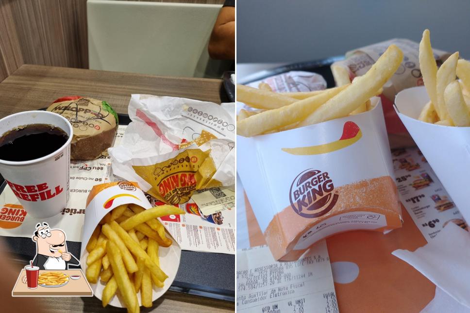 Experimente cbatatas fritas francesas no Burger King