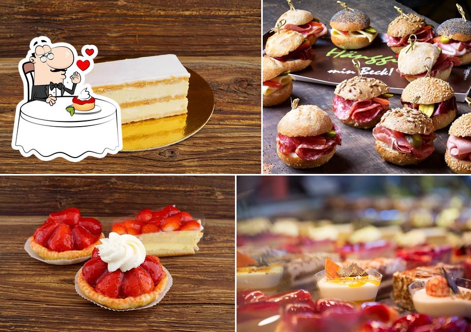 Bäckerei Hänggi serve un'ampia selezione di dessert