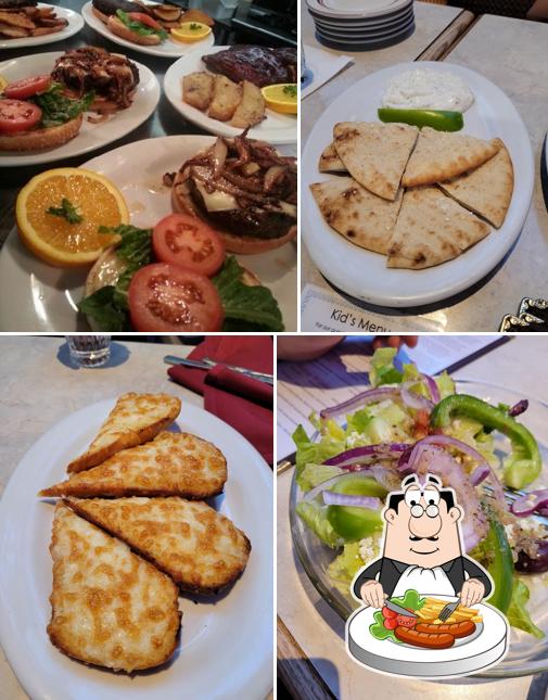 Meals at Five Columns Greek Restaurant