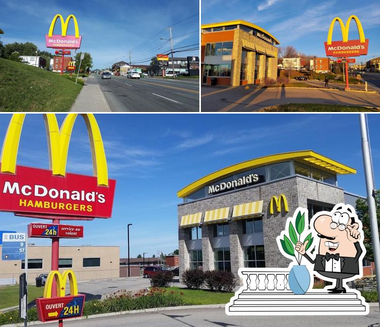 Jetez un coup d’œil à quoi ressemble McDonald's à l'extérieur