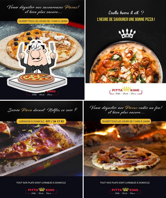 Essayez des pizzas à Pitta King Jumet