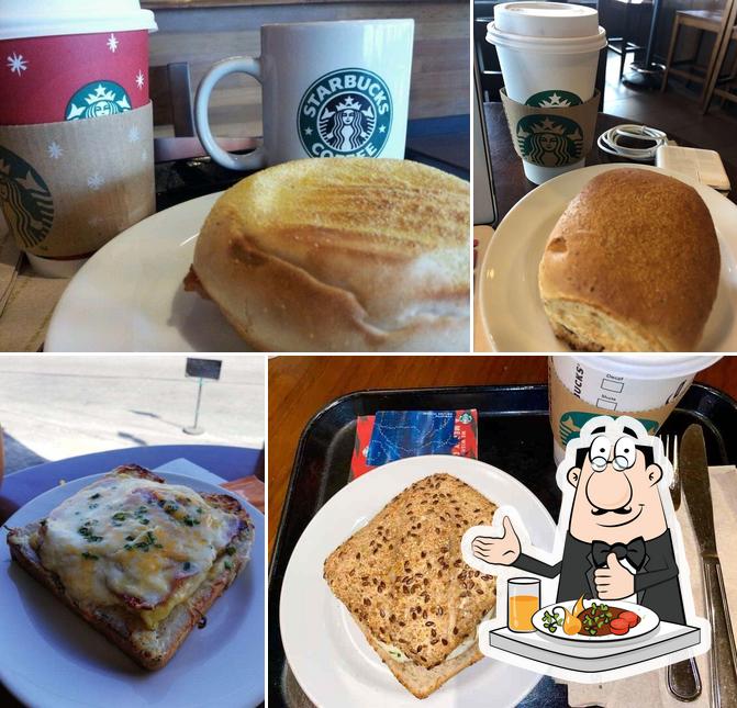 Food at Starbucks Aguirre Ave. BF Homes