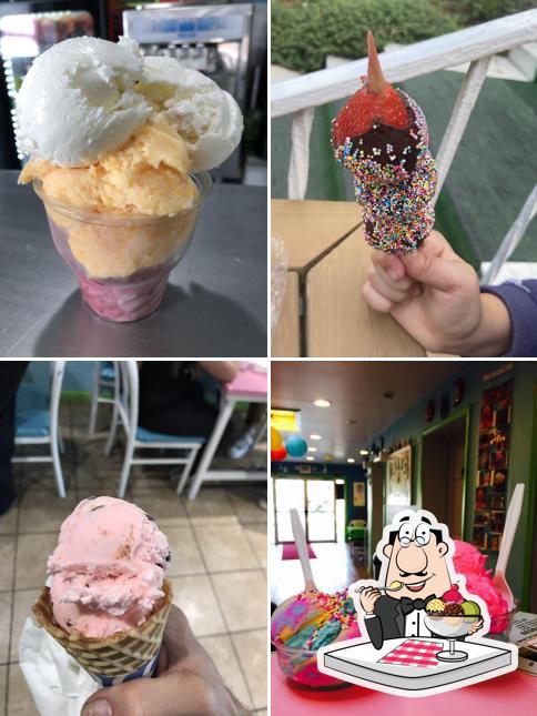 Cabo's Ice Cream Shop provides a selection of sweet dishes