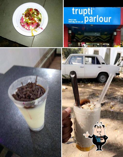 Enjoy a beverage at Trupti Ice Cream Parlour