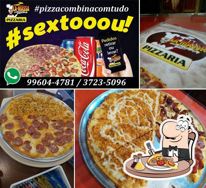 Peça diferentes estilos de pizza