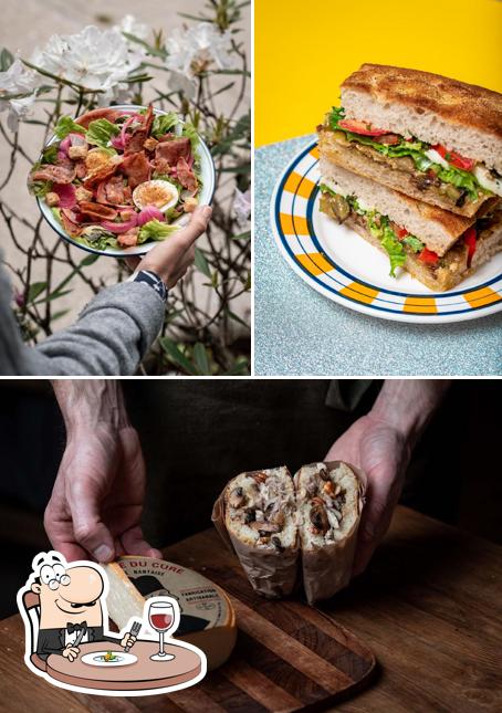 Nourriture à EZOPE Carquefou - Focaccia : Sandwich italien fait-maison