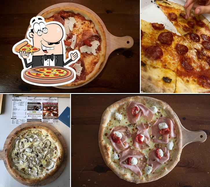 A Magic pizza Bio Forlì, puoi provare una bella pizza