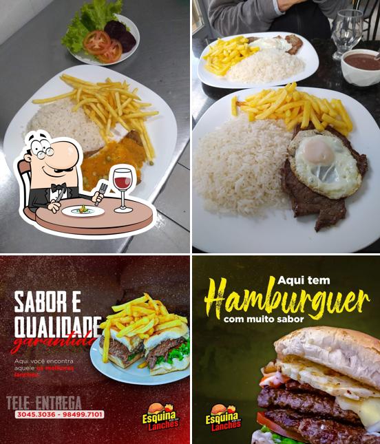 Comida em Esquina Lanches