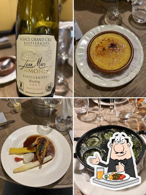 Créme brûlée y caracoles en Restaurant du Château