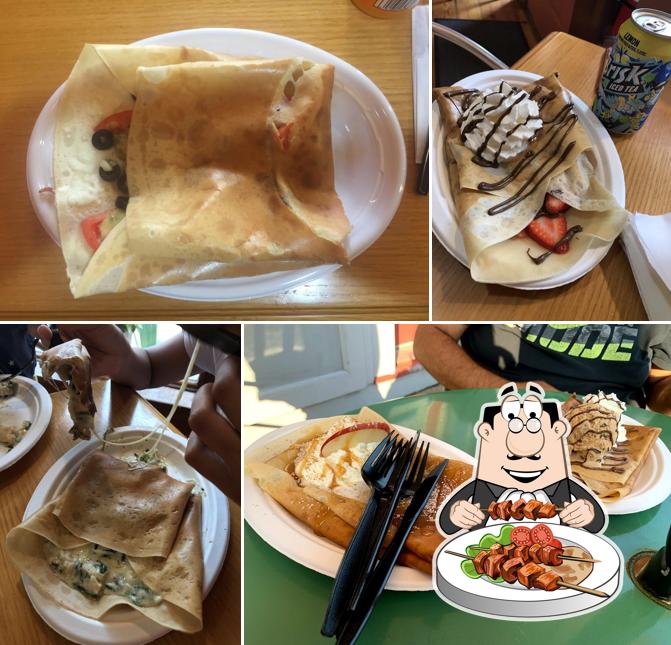 Food at Enjoy Creperie