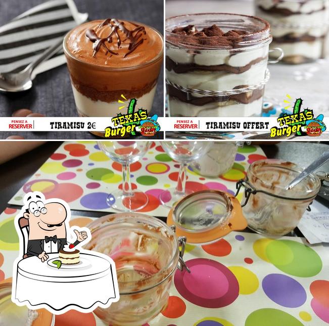 TEXAS BURGER offre un nombre de desserts