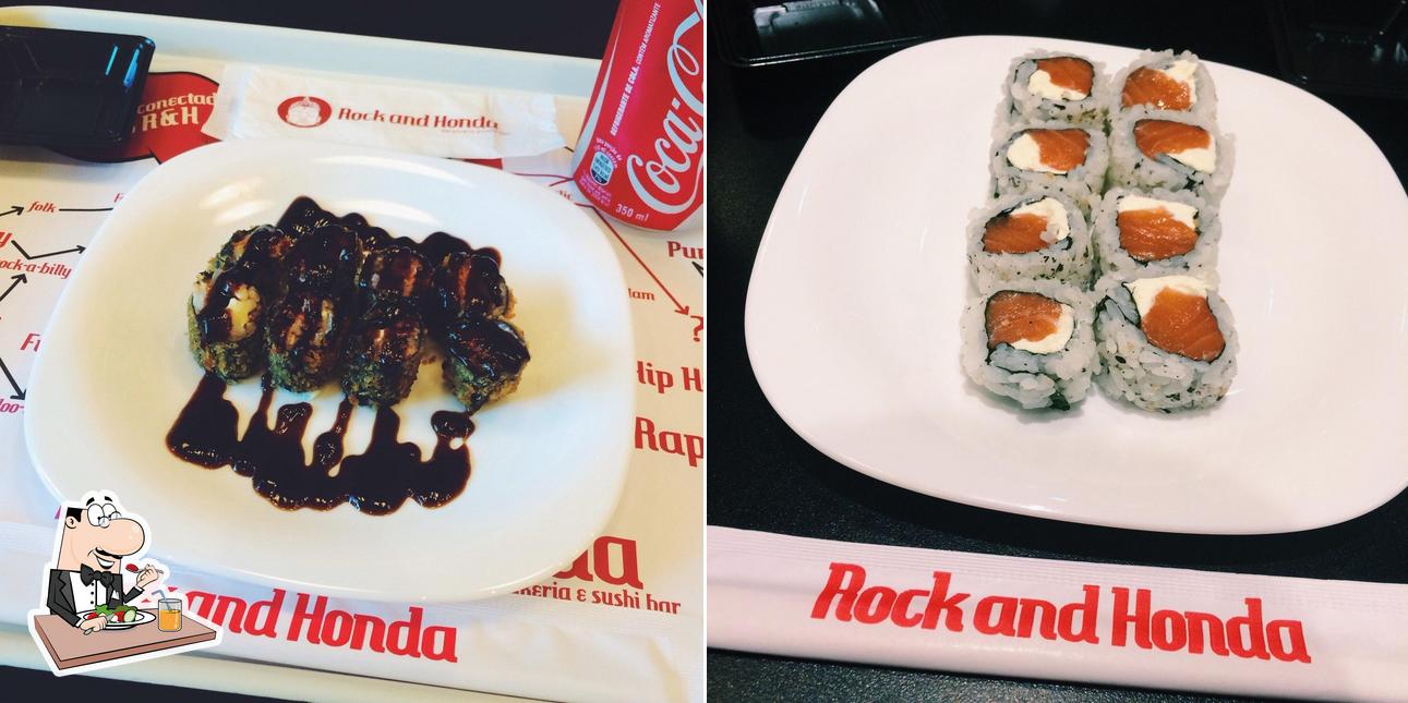 Platos en Rock and Honda