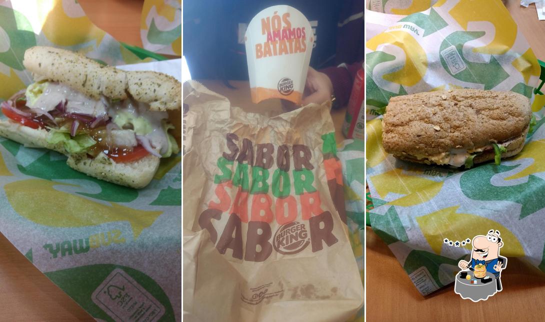 Platos en Subway