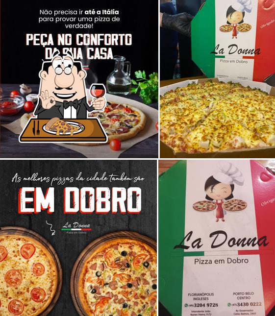 Peça pizza no La Donna