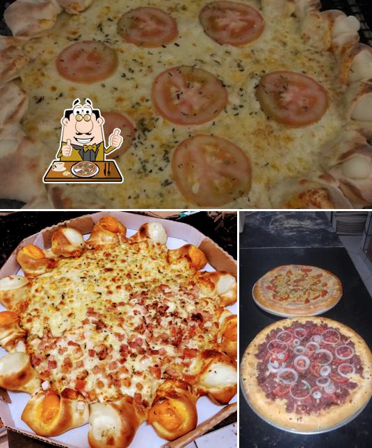 Consiga pizza no Esfiharia Boa Mania