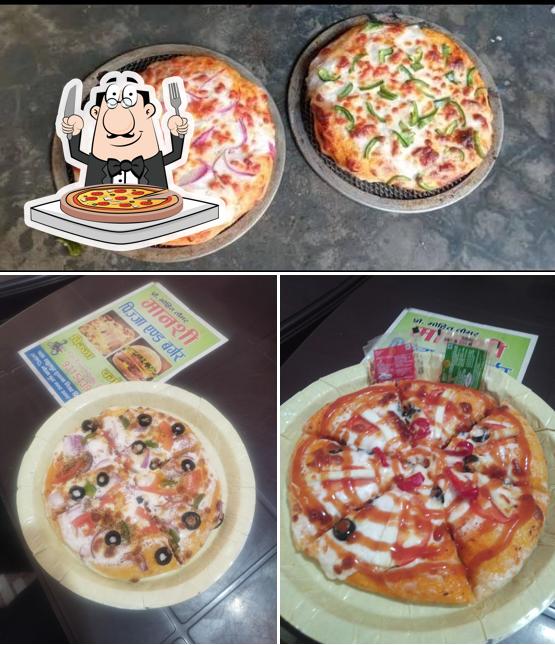 Get pizza at Manshi pizza