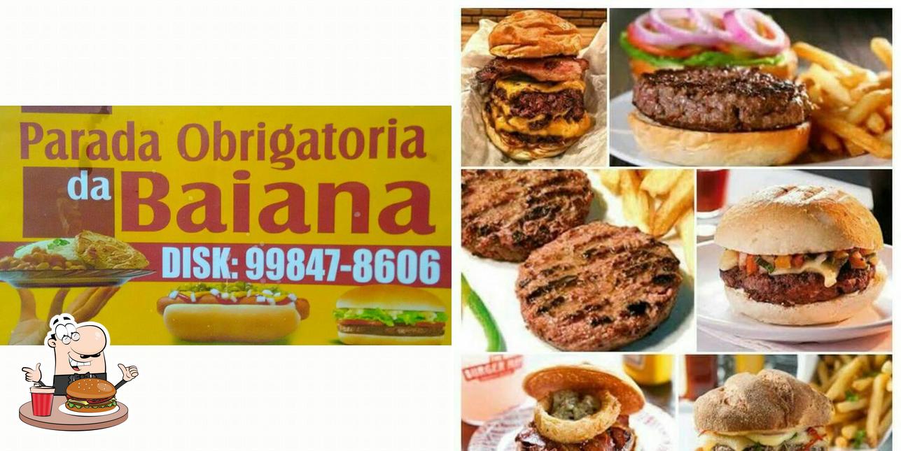 Попробуйте гамбургеры в "Parada Obrigatória da Baiana"