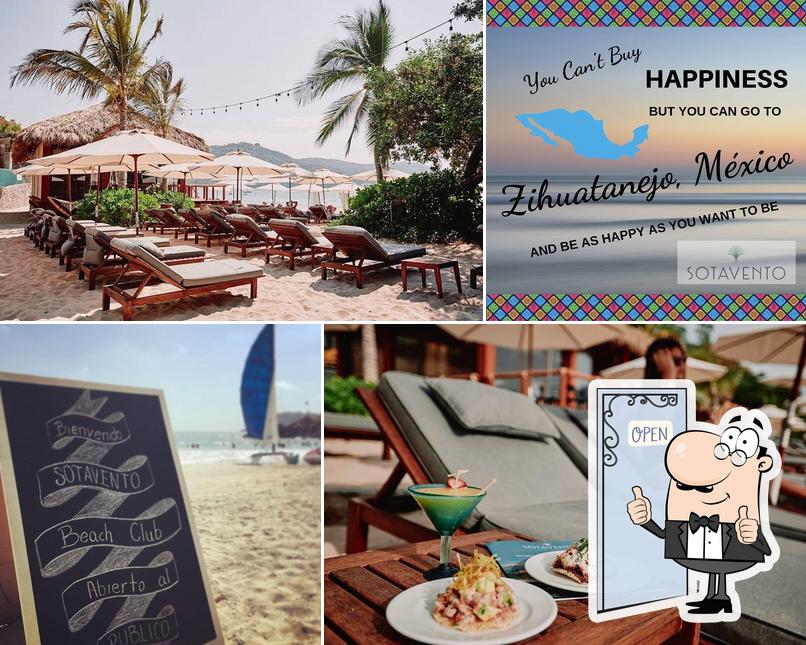 Sotavento Beach Club, Zihuatanejo - Restaurant menu and reviews
