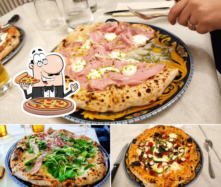 A Trattoria Concordia, puoi ordinare una bella pizza