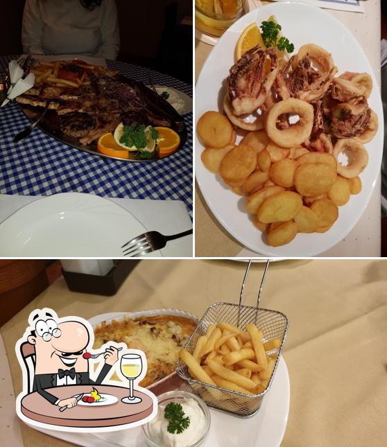 Nourriture à Restaurant Corfu