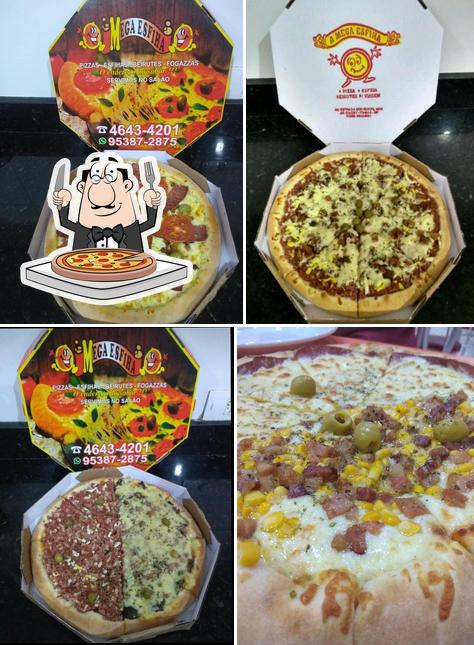 Experimente pizza no Mega Esfiha