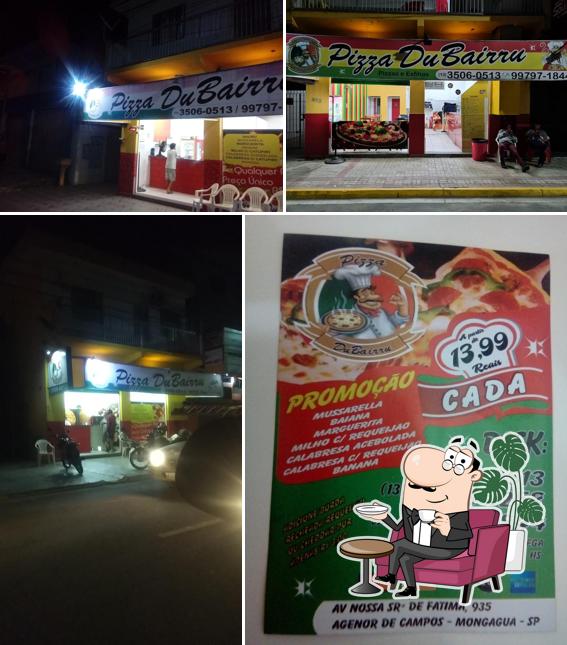 Veja imagens do interior do Pizza DuBairru - Pizzaria. Whats 13. 98182 - 5635