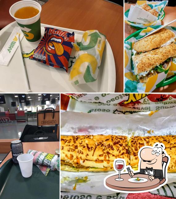 Comida em Subway