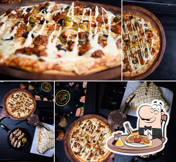 At Rollin' Wheels Virar, you can get pizza