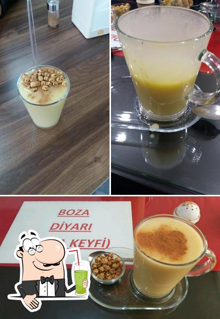 Enjoy a beverage at Boza Diyarı