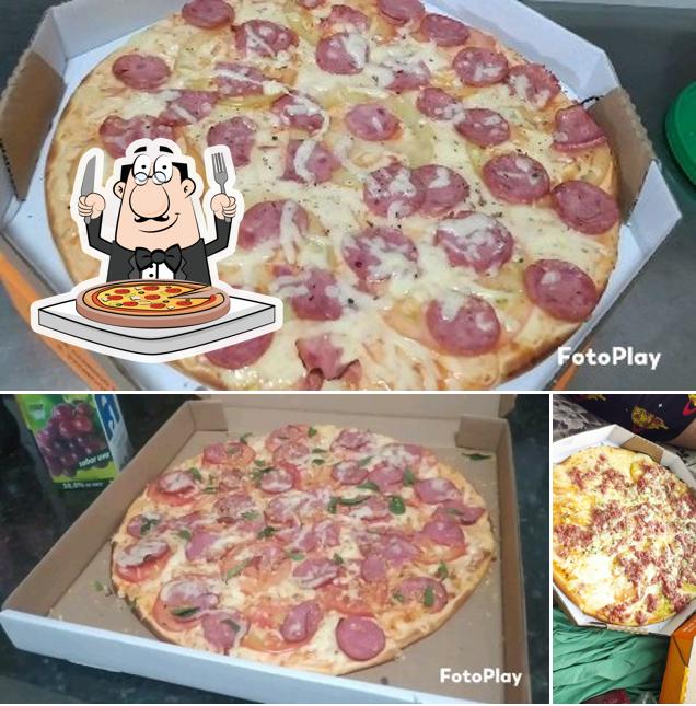 Consiga diferentes variedades de pizza