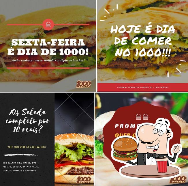 Os hambúrgueres do Mil Lanches irão satisfazer diferentes gostos