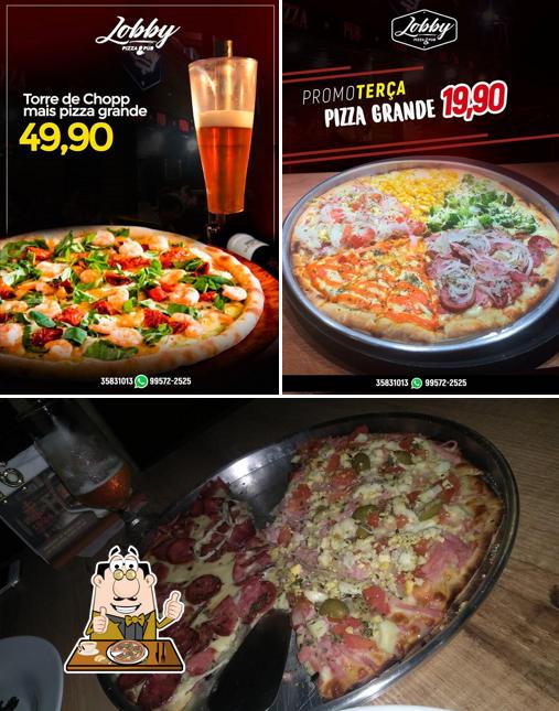 Peça diversos variedades de pizza