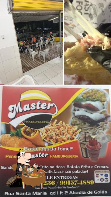 Comida em Master Hamburgueria