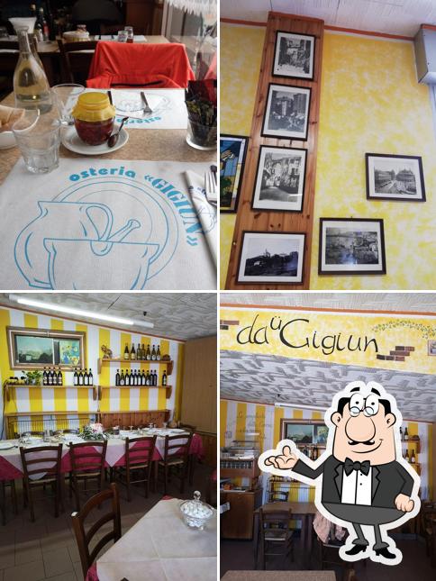 Siediti a un tavolo di Osteria trattoria da ü Gigiun