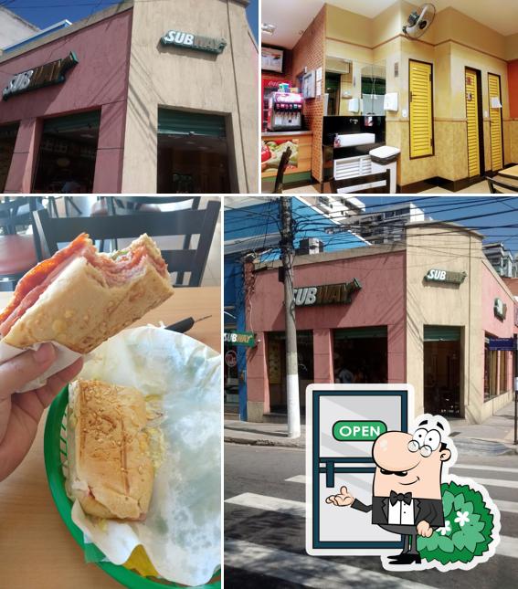 O exterior do Subway