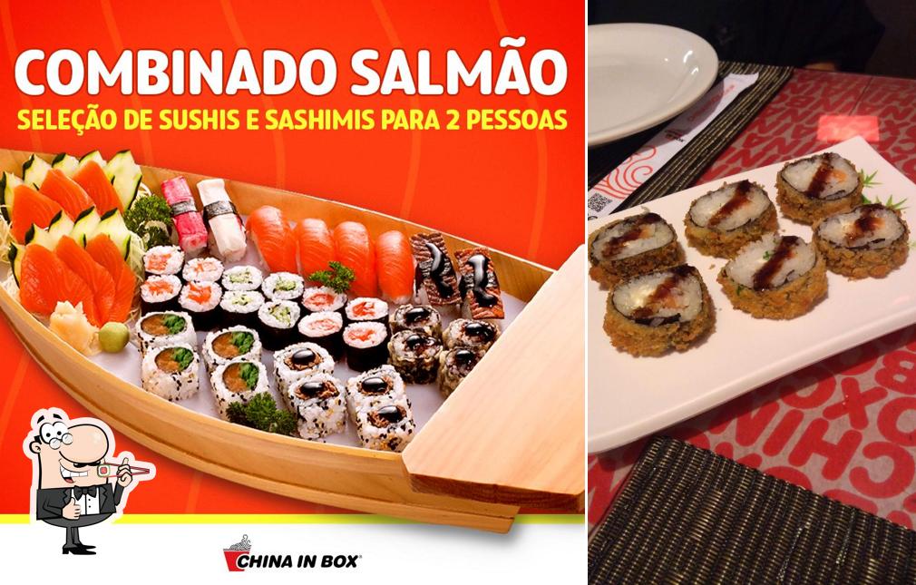 Prove diferentes opções de sushi