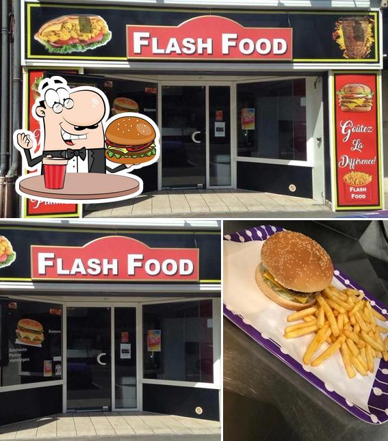 Prenez un hamburger à Flash Food