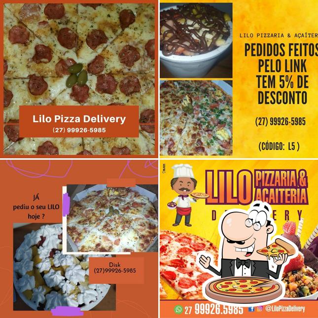 Experimente diferentes tipos de pizza