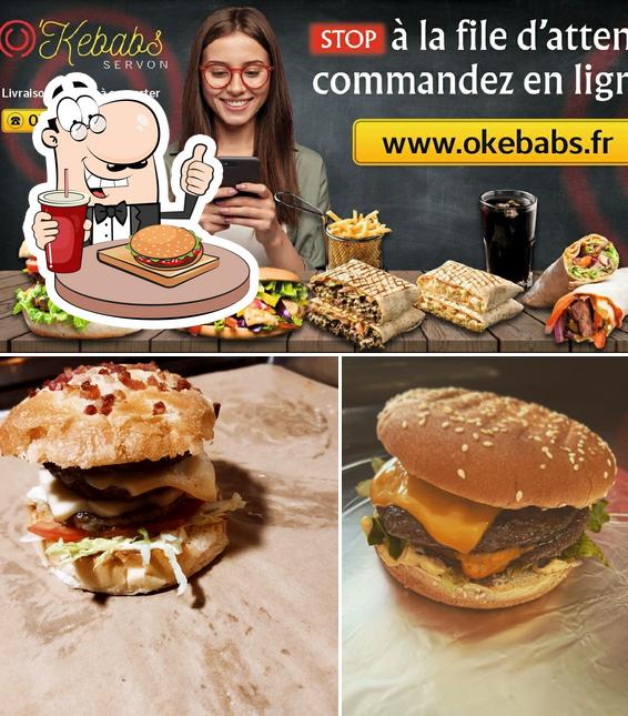 Prenez un hamburger à O'kebabs Servon