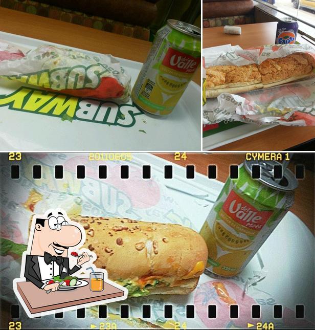 Comida em Subway