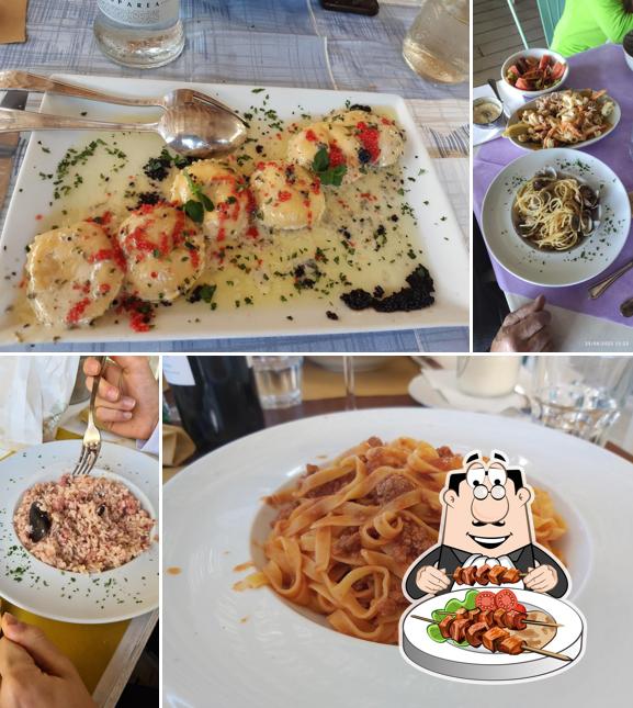 Platti al Ristorantino Bar Le Burle