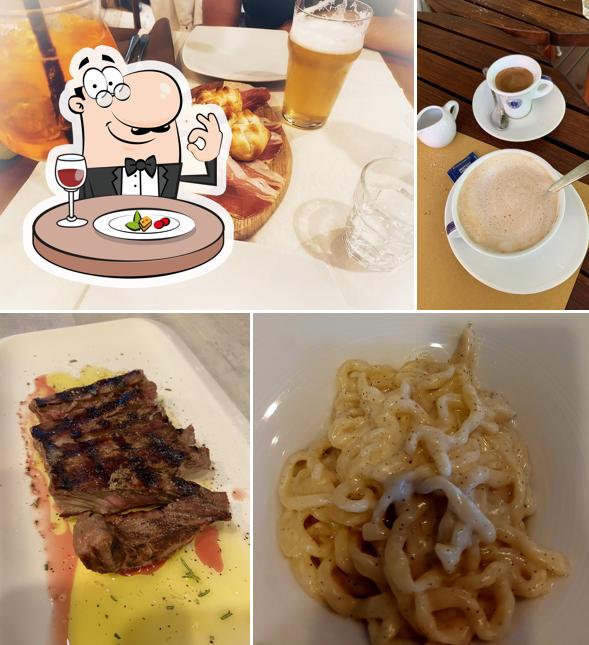 Platti al Osteria Cacio E Pepe