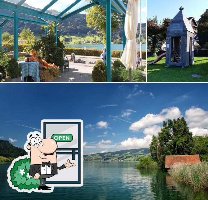 Gli esterni di Hotel Restaurant Morgarten am Ägerisee