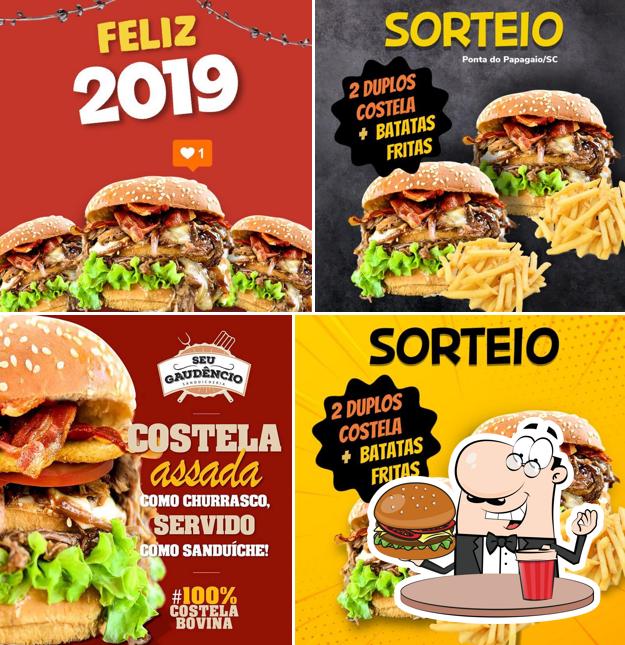 Consiga um hambúrguer no Seu Gaudêncio Food Truck Rancho Queimado SC