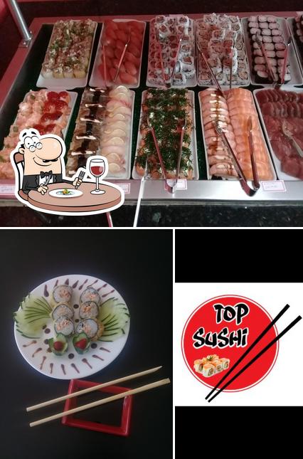 Comida em Top Sushi