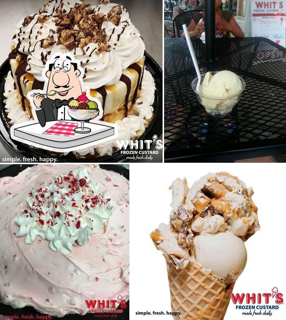 Whit's Frozen Custard of Delaware offers a variety of desserts