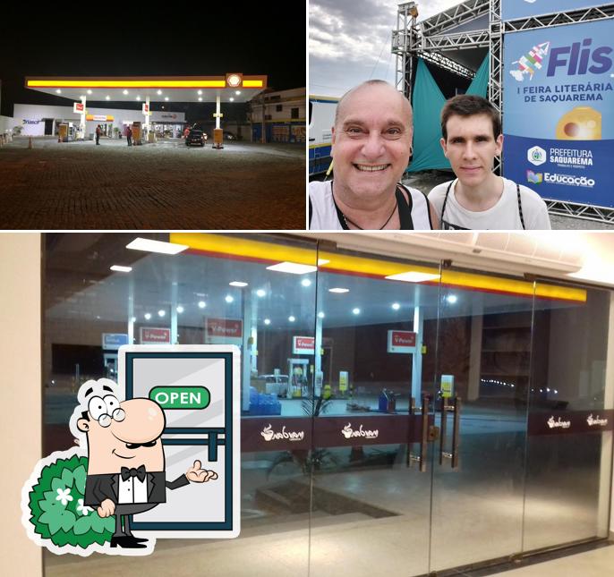 O exterior do Posto Shell - (P. Saquarema)